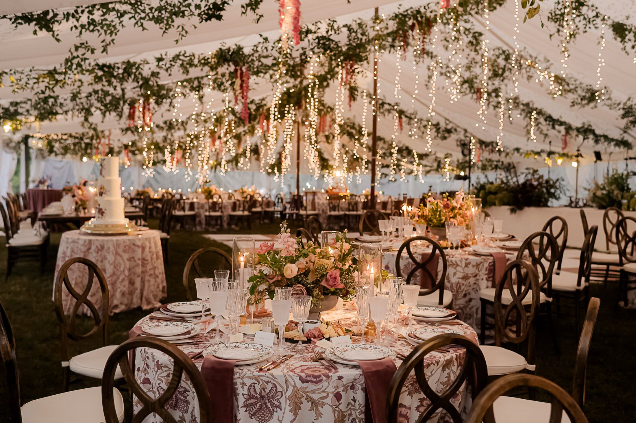 hidden garden vibes of family farm venue