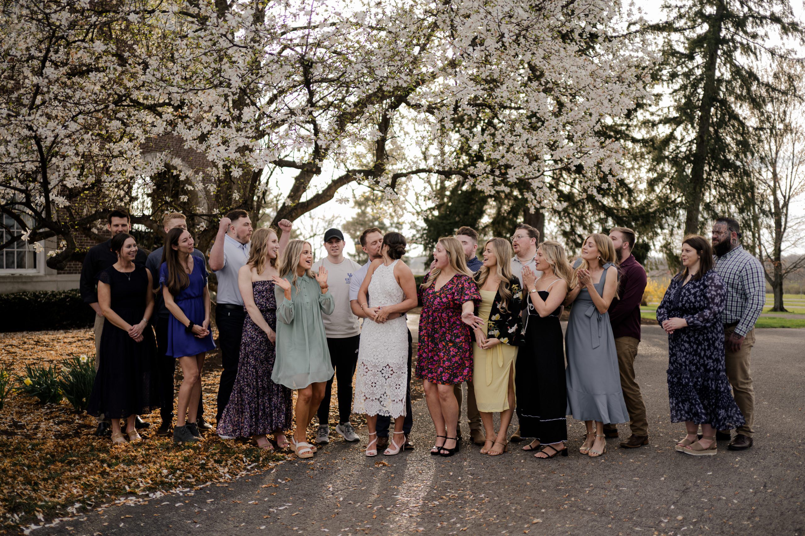 couple celebrates their rehearsal dinner before the big day