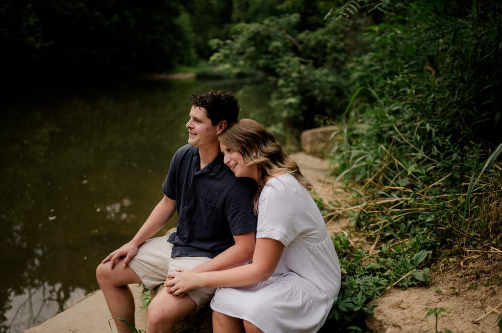 Beckley Creek Engagement near Kayak Put In