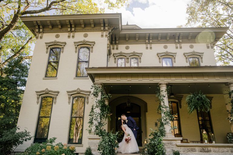 One of the top historic wedding venues in Louisville KY the Peterson Dumensil House